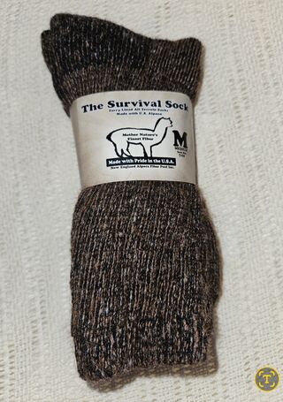 Survival Socks (Dk Brown)