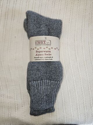 Superwarm Alpaca Socks (Gray)
