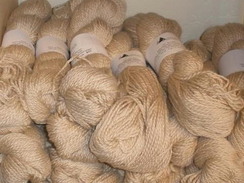 4 fleeces combined into very soft yarn