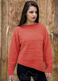 Asymmetric Alpaca Sweater
