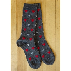 Alpaca Heart Dress Socks