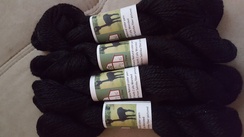 Photo of Bay Black Super Soft Alpaca Yarn 100 yd