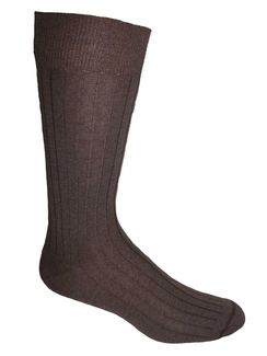 Alpacor Mid-Calf Ribbed Dress Socks