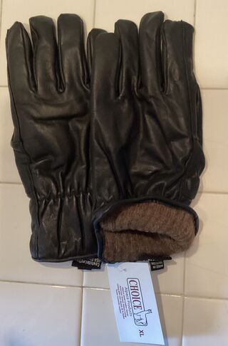 Leather Alpaca Lined Gloves