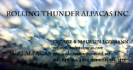 Rolling Thunder Alpacas Inc. - Logo