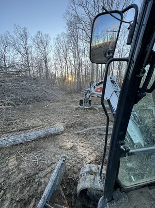 Land Clearing Services with Mini Excavator 