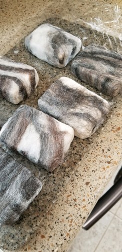 Goat Milk Soap with Felted Alpaca