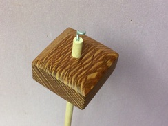 Lacewood drop spindle 2