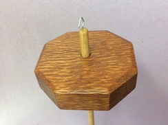 Lacewood Octagon drop spindle 