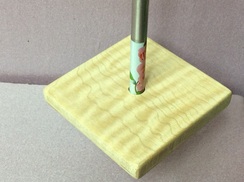 Maple support spindle