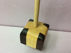 Purpleheart/Maple Cross support spindle