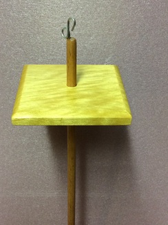 Yellowheart drop spindle