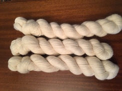 White 3 ply Worsted ONLY 13 LEFT!