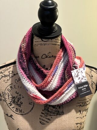 Pink Multi Infinity Scarf