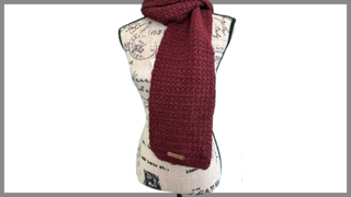 Deep Red Scarf