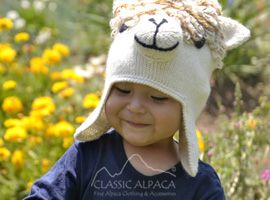 CA-Alpaca Hat w/Ear Flaps-Kids
