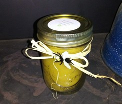 Soapy Goats Cucumber Beeswax Candle- 8oz