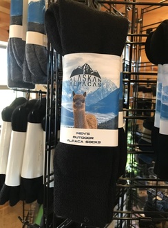 Socks-Alaskan alpacas, men’s