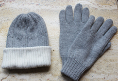 Hat & Glove Set for Men.