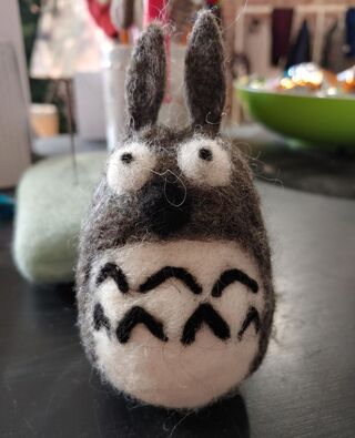 Needle Felted Totoro