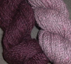 hand-dyed yarns