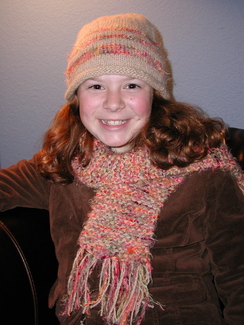 Scarf and hat sets
