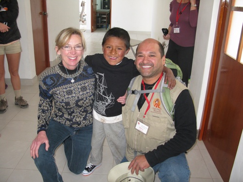 Rhonda, Gregorio and Mario at Casa Chapi