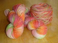 Hand-painted cottage and handspun yarns