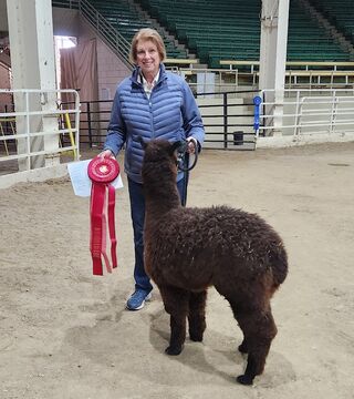 Julie Roy with Sawdust's Murwiti