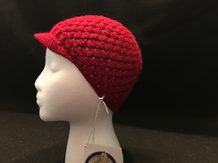 Photo of Red Popcorn Alpaca Hat