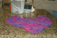 A Tiempo alpaca handknit shawl A Tiempo alpaca handknit shawl