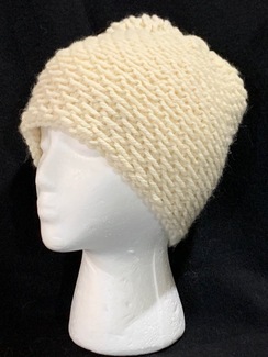 Photo of Knitted Alpaca (70%) Honeycomb Hat