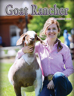 Featured in the September issue of Goat Rancher (pages 45 & 46).