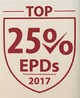 EPD ranking for 2017