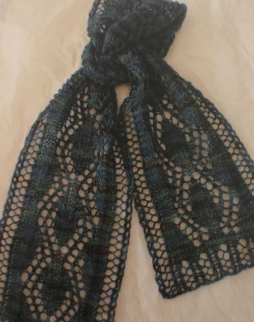 Completed scarf