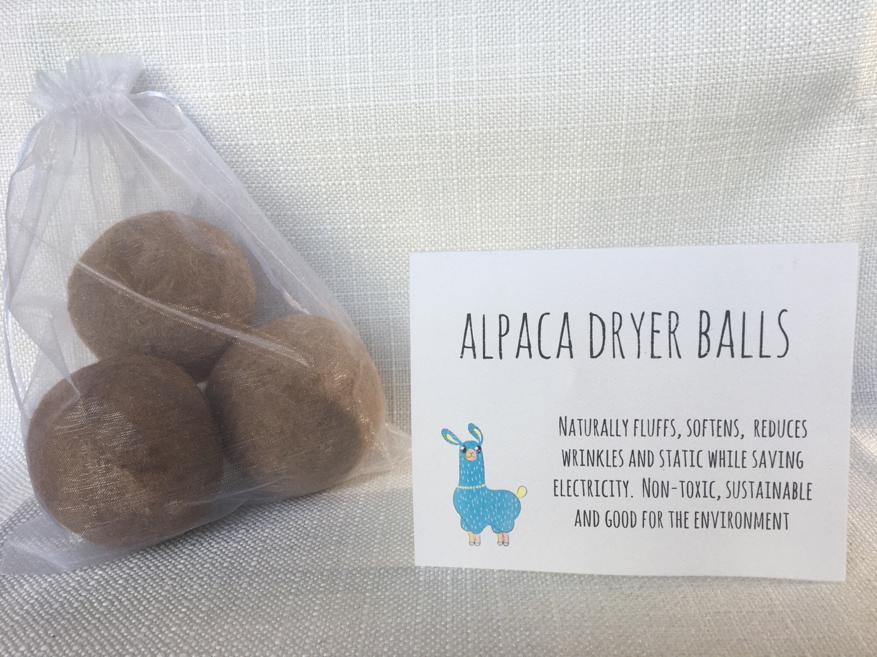 Alpaca dryer balls