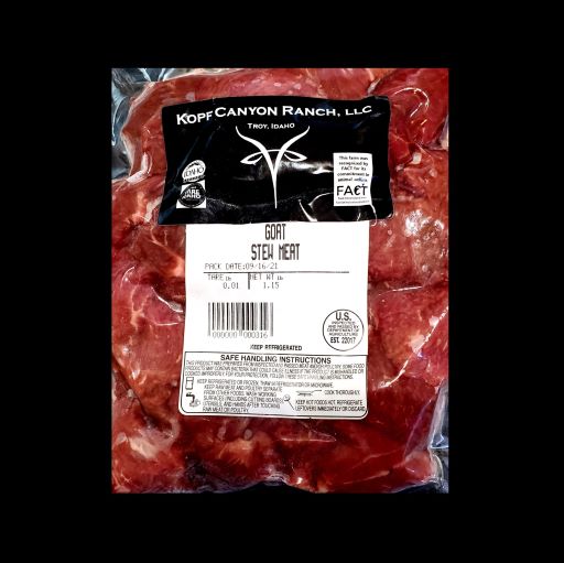USDA Grass-fed Goat Meat Cuts Troy, ID