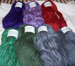Custom Dyed Suri/Merino Yarn