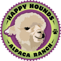 HAPPY HOUNDS ALPACA RANCH - Logo