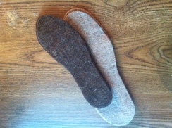 Photo of Felted Alpaca Boot Inserts
