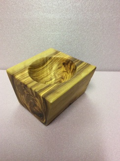 Olivewood support bowl