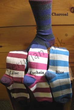 Women's Striped Dress Socks