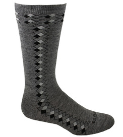 Alpacor Mid-Calf Argyle Dress Socks