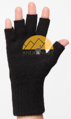 Fingerless Classic Alpaca Gloves