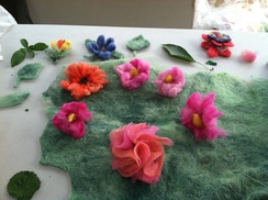 Photo of Felted Flowers