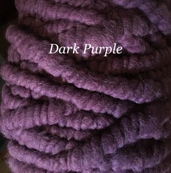 Yarn: Rug Yarn Dyed Dark Purple 