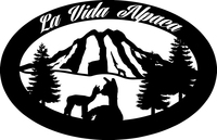 La Vida Alpaca and Tahoma Vista Fiber Mill - Logo