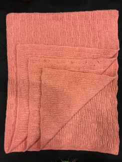 Cameo Pink Tuckerboard Baby Blanket