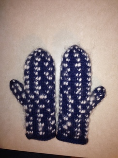 Photo of  Hand-Knit Thrummed Mittens