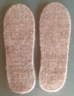 Photo of Alpaca Felted Shoe & Boot Inserts